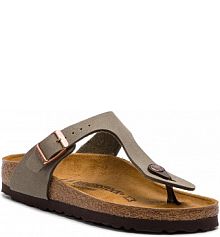 Japonki Birkenstock szare damskie 
