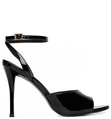 Sandały na szpilce Eva Minge czarne 