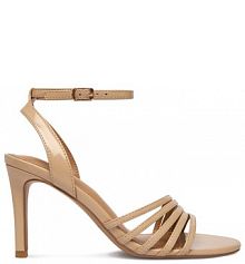 Sandały na szpilce JENNY beżowe 