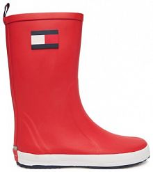 Kalosze Tommy Hilfiger czerwone dziecięce 