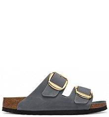 Klapki Birkenstock szare damskie 