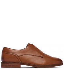 Półbuty wizytowe Tommy Hilfiger brązowe męskie 