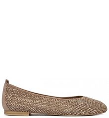 Baleriny Caprice brązowe damskie 