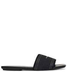 Klapki Armani Exchange czarne damskie 