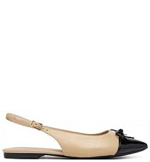 Baleriny Caprice beżowe damskie 