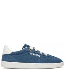 Sneakersy LOVE MOSCHINO niebieskie damskie 
