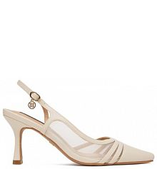 Szpilki Nine West kremowe 