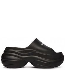 Klapki KARL LAGERFELD czarne damskie 