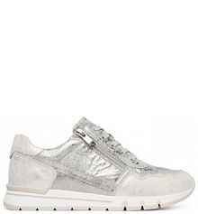 Sneakersy Caprice srebrne damskie 