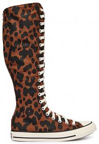 Trampki wysokie Converse brązowe damskie 