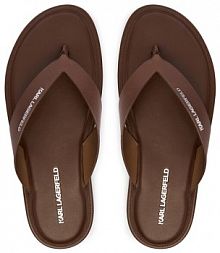 Japonki KARL LAGERFELD brązowe męskie 