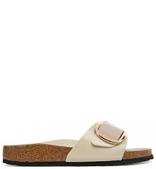 Klapki Birkenstock kremowe damskie 