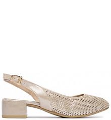 Czółenka Caprice beżowe 