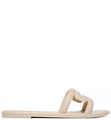 Klapki Melissa beżowe damskie 