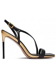 Sandały na szpilce Eva Minge czarne 