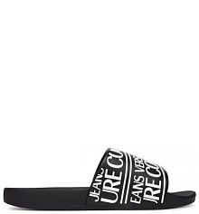 Klapki Versace Jeans Couture czarne męskie 