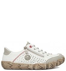 Półbuty Rieker białe damskie 