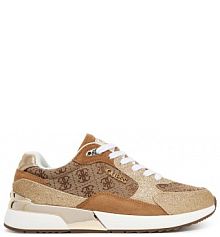 Sneakersy Guess złote damskie 