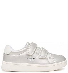 Sneakersy Calvin Klein srebrne dziecięce 