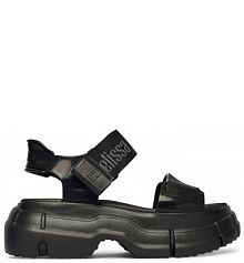 Sandały na koturnie Melissa czarne 