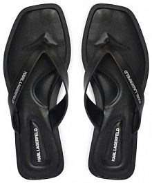 Japonki KARL LAGERFELD czarne damskie 