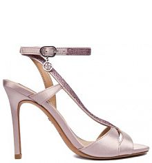 Sandały na szpilce Nine West fioletowe 