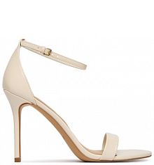 Sandały na szpilce Aldo białe 