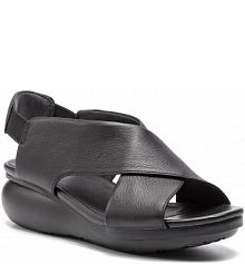 Sandały na koturnie Camper czarne 