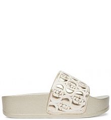 Klapki Liu Jo złote damskie 