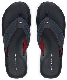 Japonki Tommy Hilfiger granatowe męskie 