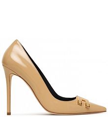 Szpilki Elisabetta Franchi beżowe 