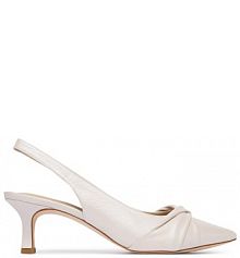 Czółenka Caprice kremowe 