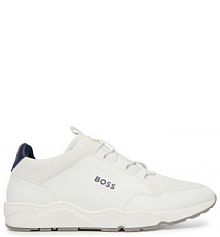 Sneakersy BOSS białe dziecięce 