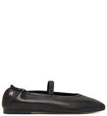 Baleriny Tommy Hilfiger czarne damskie 