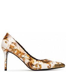 Szpilki Versace Jeans Couture białe 