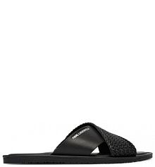 Klapki KARL LAGERFELD czarne męskie 