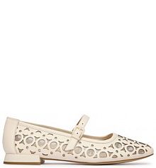 Baleriny Caprice beżowe damskie 