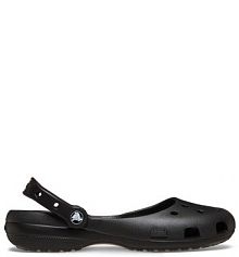 Baleriny Crocs czarne damskie 