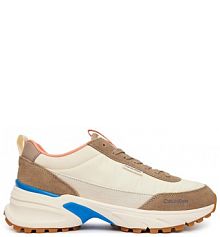 Sneakersy Calvin Klein brązowe damskie 