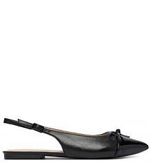 Baleriny Caprice czarne damskie 