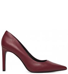 Szpilki Calvin Klein bordowy 