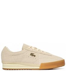 Sneakersy Lacoste kremowe damskie 