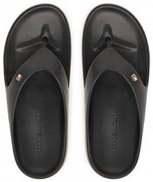 Japonki Tommy Hilfiger czarne damskie 