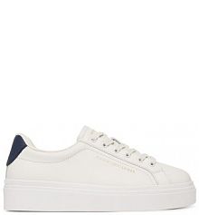 Sneakersy Tommy Hilfiger kremowe damskie 