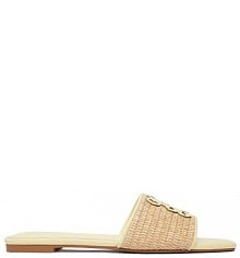 Klapki Nine West beżowe damskie 