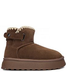 Śniegowce Badura brązowe damskie 