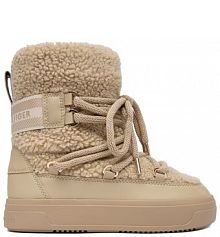 Śniegowce Tommy Hilfiger kremowe damskie 