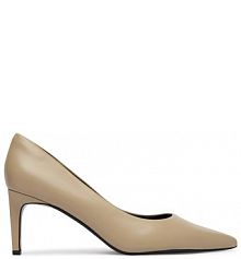 Szpilki Calvin Klein beżowe 