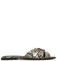 Klapki PINKO beżowe damskie 