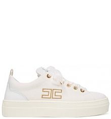 Sneakersy Elisabetta Franchi białe damskie 